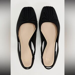 BNWT Zara Satin Flats